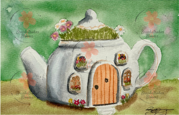 "Teapot Fairy House"