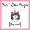 fun cats birthday large