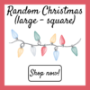 Random CHristmas cards - Square large