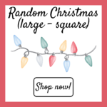 Random CHristmas cards - Square large