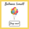 birthday cards with balloons (small)