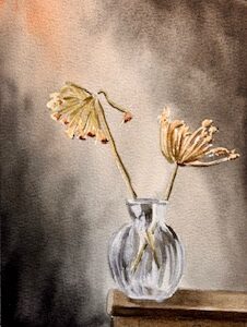 ”The Vase” - Glass Vase on a Desk